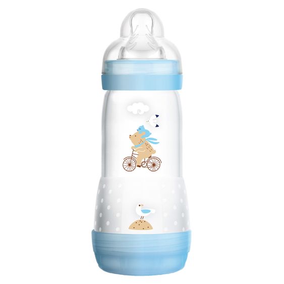 MAM PP-Flasche Easy Start Anti-Kolik 320 ml - Silikon Gr. 2 - Bär