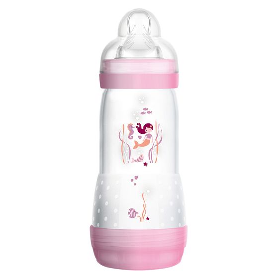 MAM PP bottle Easy Start anti-colic 320 ml - silicone size 2 - for girls