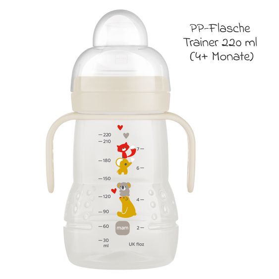 MAM PP bottle Trainer + 220 ml - Beige