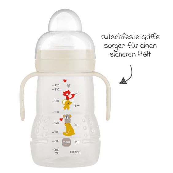 MAM PP bottle Trainer + 220 ml - Beige