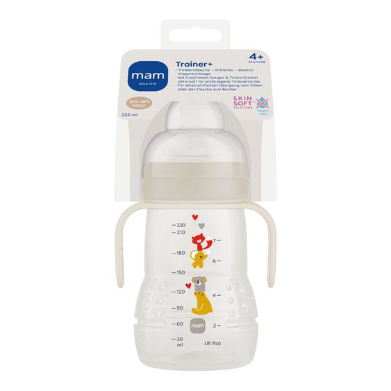 MAM PP bottle Trainer + 220 ml - Beige