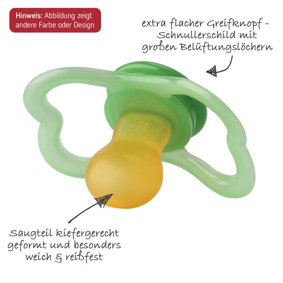 MAM Schnuller 2er Pack Air - Latex ab 16 M - für Jungen