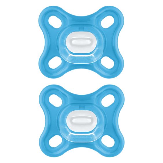 MAM Schnuller 2er Pack Comfort - Silikon ab 0 M - Blau