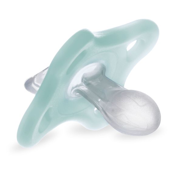 MAM Schnuller 2er Pack Comfort - Silikon 0-6 M - Blau Mint