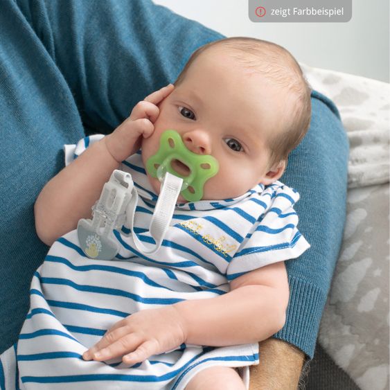MAM Schnuller 2er Pack Comfort - Silikon Newborn ab 0 M - Blau Grün