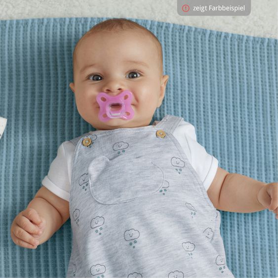 MAM Schnuller 2er Pack Comfort - Silikon Newborn ab 0 M - Blau Grün