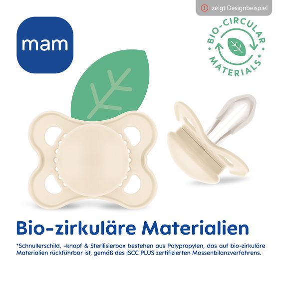 MAM Pacifier 2-pack Original - Silicone 0-6 M - Blue