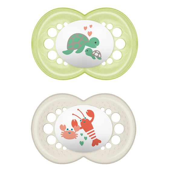MAM Schnuller 2er Pack Original - Silikon 6-16 M
