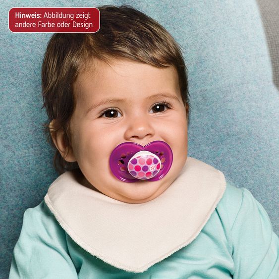 MAM Schnuller 2er Pack Original - Silikon ab 16 M - für Mädchen