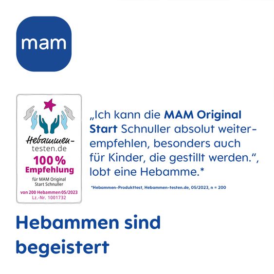 MAM Pacifier 2-Pack Original Start - Silicone - Pink - Size: 0-2 M