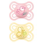 Schnuller 2er Pack Perfect - Silikon - 0-6 M - Rosa