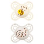 Schnuller 2er Pack Perfect Start - Silikon - 0-2 M - Beige
