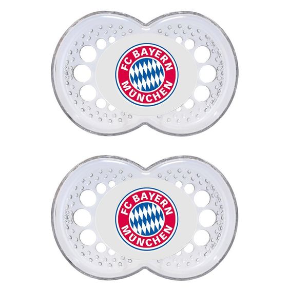 MAM Schnuller 2er Pack Silikon 6-16 M - FC Bayern