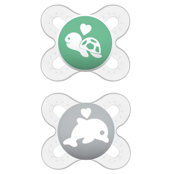 MAM Schnuller 2er Pack Start - Silikon 0-2 M