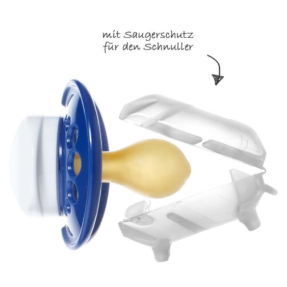 MAM Schnullerband Clip it! - mit Saugerschutz - Boy