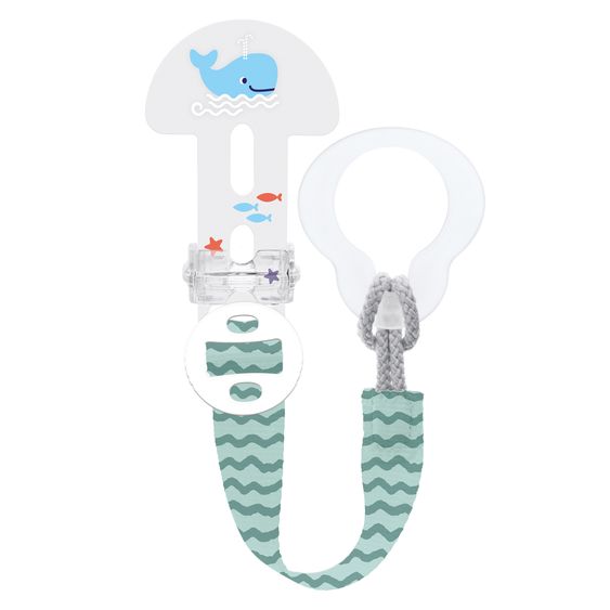 MAM Pacifier strap Clip it! - Whale