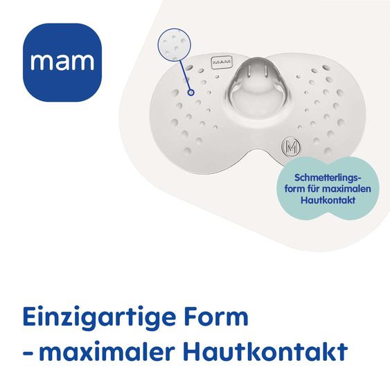 MAM Stillhütchen 2er Pack mit Aufbewahrungsbox - Gr. M