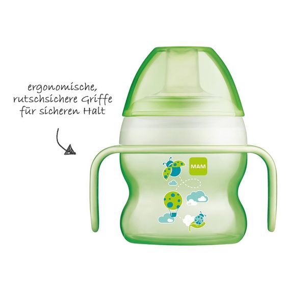MAM Trinkbecher Starter Cup 150 ml - Silikon - Grün