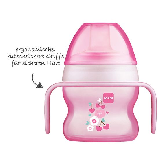 MAM Trinkbecher Starter Cup 150 ml - Silikon - Rosa