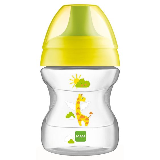 MAM Trinklern-Flasche Learn to Drink Cup Fashion 190 ml - Gelb