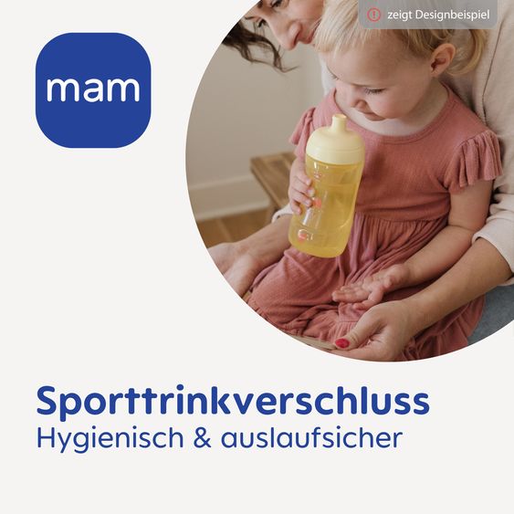 MAM Trinklernbecher Sports Cup 330 ml - Elefant - Blau