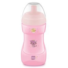 Trinklernbecher Sports Cup 330 ml - Katze - Rosa