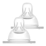 Teat pack of 2 - SkinSoft silicone size 1