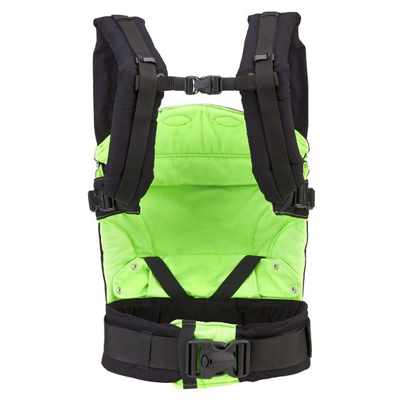 manduca Babytrage Black Line Premium Bundle - Screamin Green