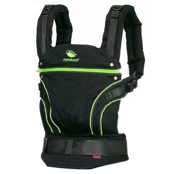 manduca Babytrage Blackline - Screamin Green