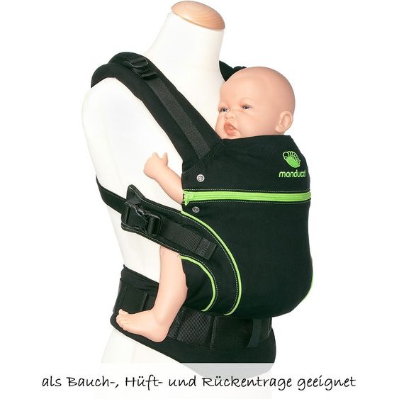 manduca Babytrage Blackline - Screamin Green