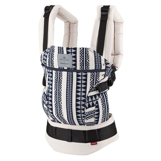manduca Babytrage First - Bellybutton - Boho Blue