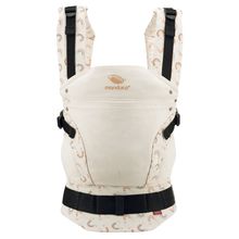 Baby carrier First for newborns from 3.5 kg - 20 kg with 3 carrying positions made of 100% organic cotton - RainbowDay - Sand Print