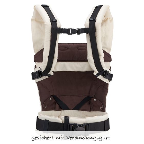 manduca Babytrage First - Hemp Cotton - Natur Braun