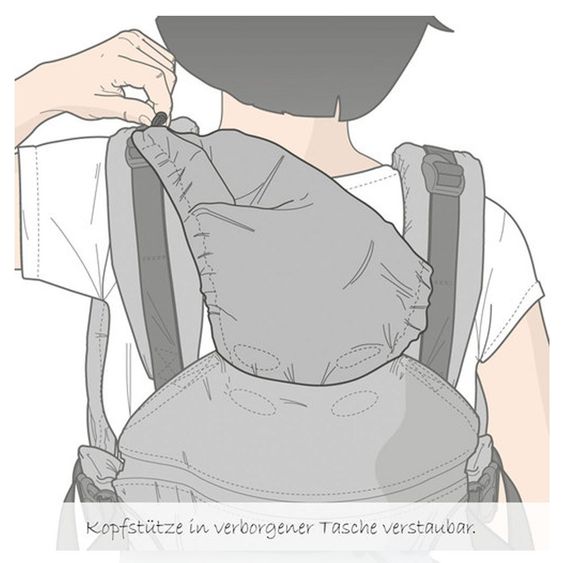 manduca Babytrage Pure Cotton - Dark Grey