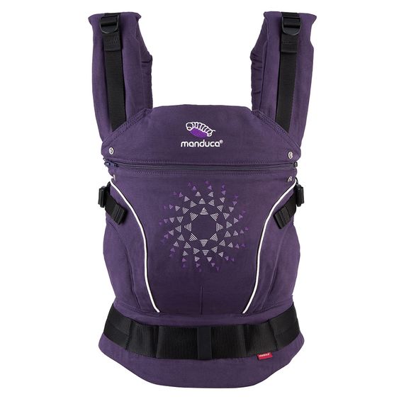 manduca Babytrage Pure Cotton Limited Edition - Purple Darts