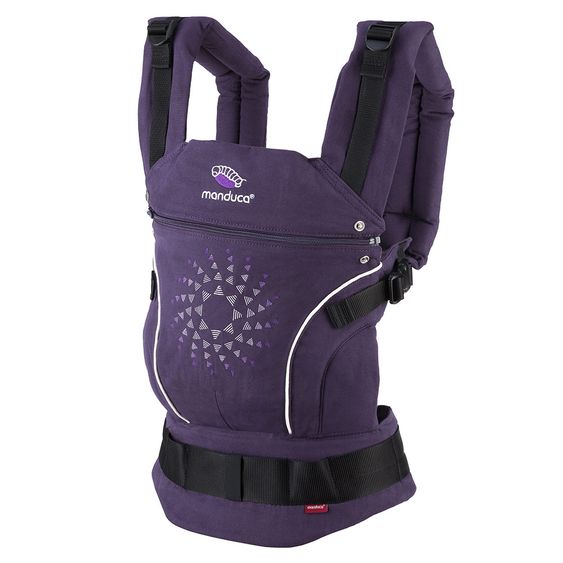 manduca Babytrage Pure Cotton Limited Edition - Purple Darts