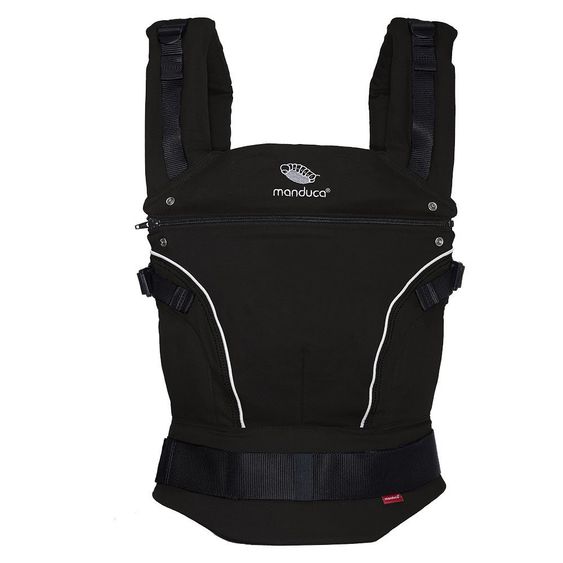 manduca Babytrage Pure Cotton - Night Black