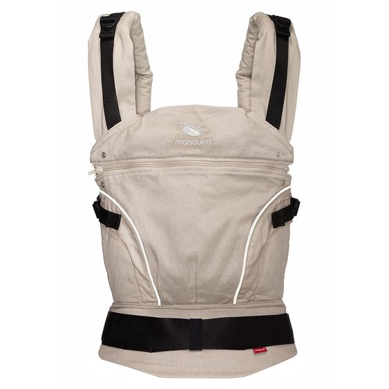manduca Babytrage Pure Cotton Premium Bundle - Desert Sand