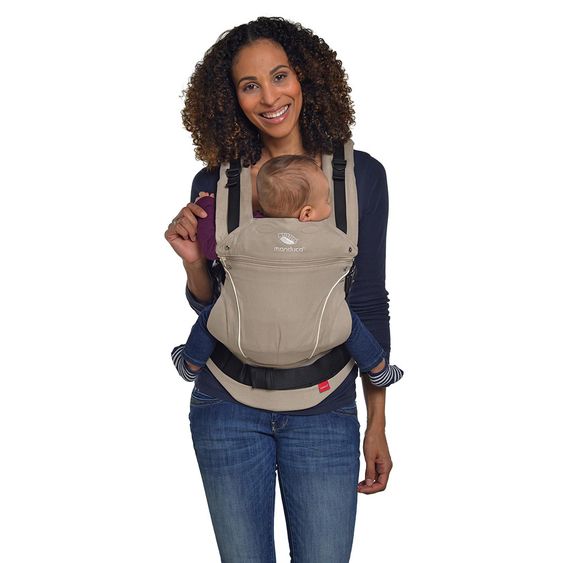 manduca Babytrage Pure Cotton Premium Bundle - Desert Sand