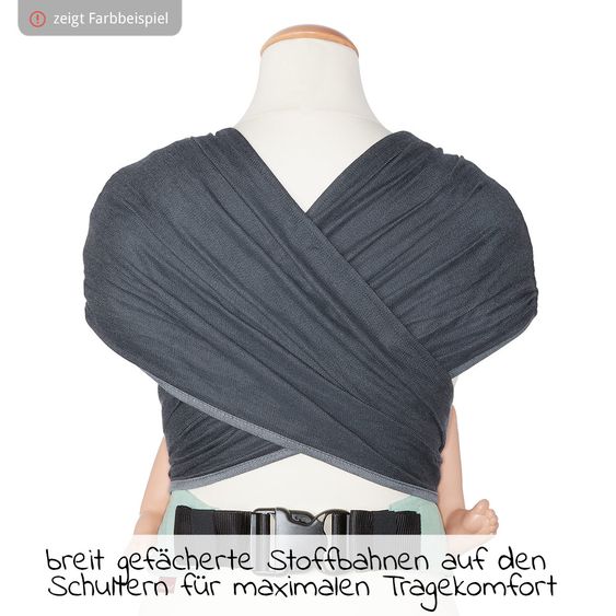manduca Babytrage Twist - Bellybutton - Boho Black