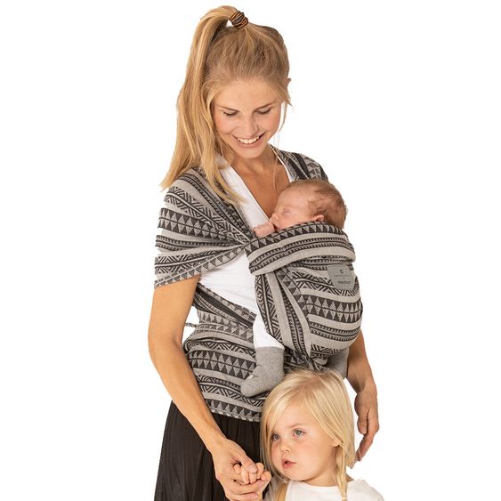 manduca Babytrage Twist - Bellybutton - Boho Black
