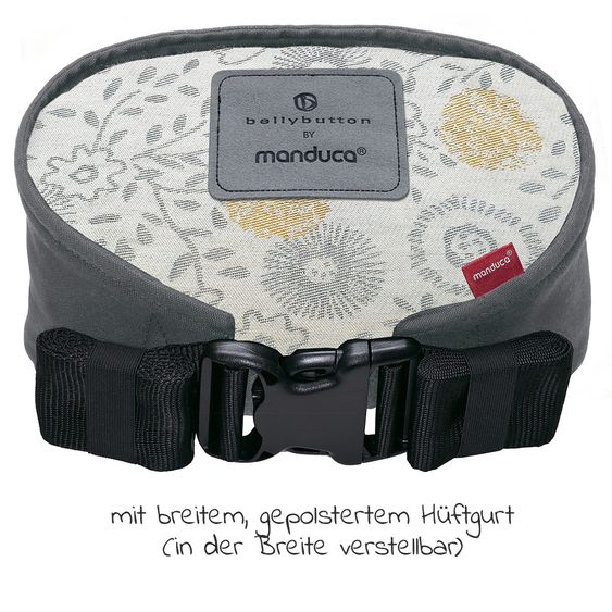 manduca Babytrage Twist - Bellybutton - Soft Blossom