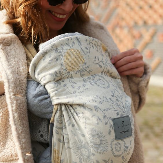 manduca Babytrage Twist - Bellybutton - Soft Blossom