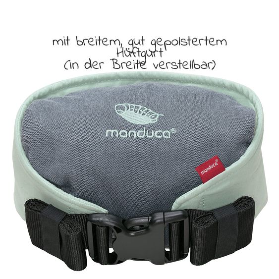 manduca Babytrage Twist - Grey Mint