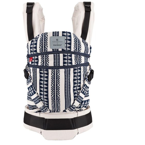 manduca Babytrage XT Cotton - Bellybutton - Boho Blue