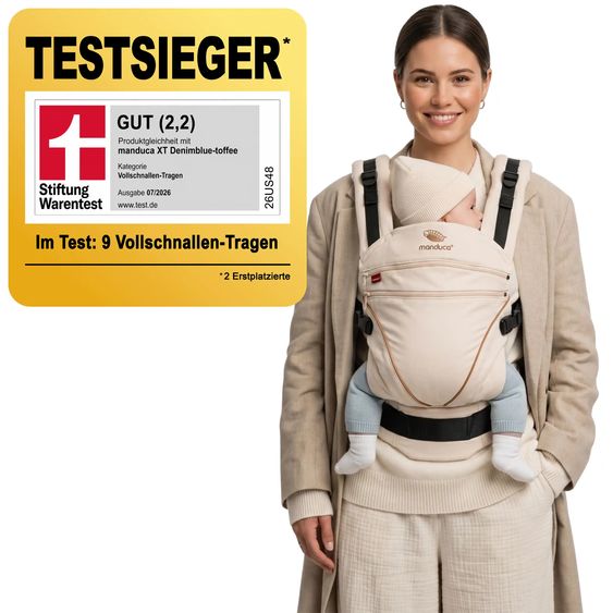 manduca Babytrage XT Cotton - Denimpowder Toffee