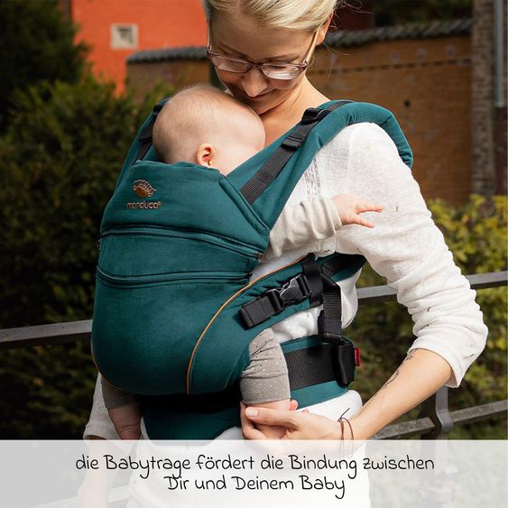 manduca Porte-Bébé XT Coton - Denimteal Toffee
