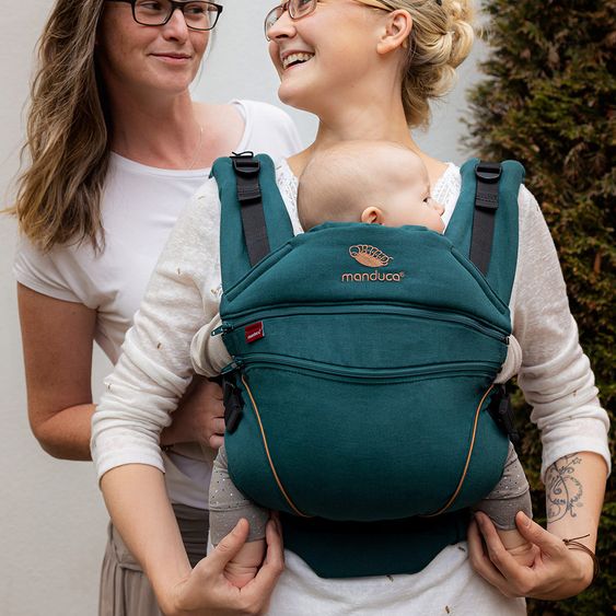 manduca Baby Carrier XT Cotton - Denimteal Toffee