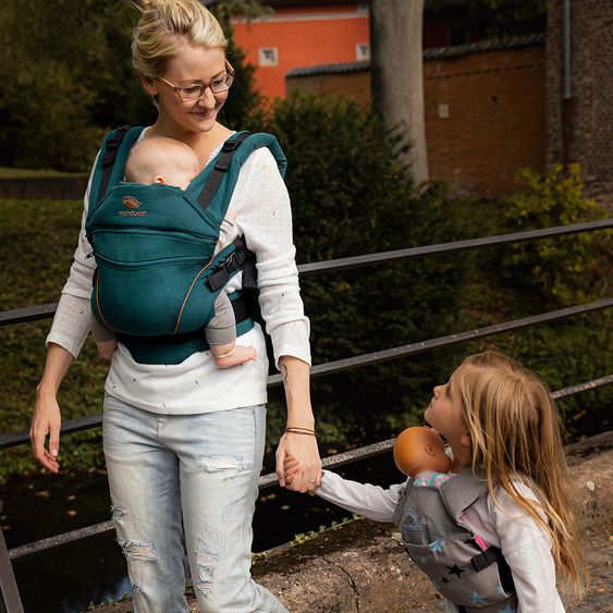 manduca Baby Carrier XT Cotton - Denimteal Toffee