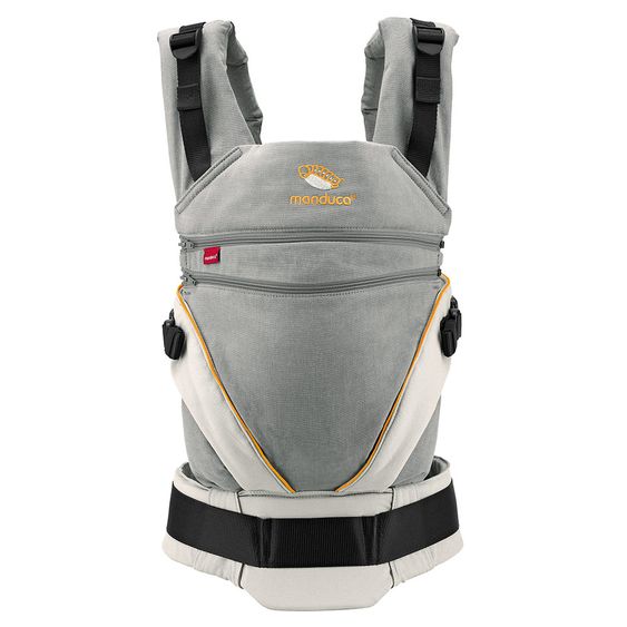 manduca Babytrage XT Cotton - Grey Orange
